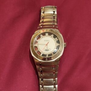 Fossil Silver and Cream Men's Alabama College Collection Watch